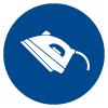 Iron-Icon-Blue Ironing Services